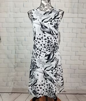 Women With Control size xxs NWT animal print dress